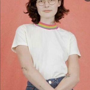 Big Bud Press Rainbow Ringer T - Size XXS